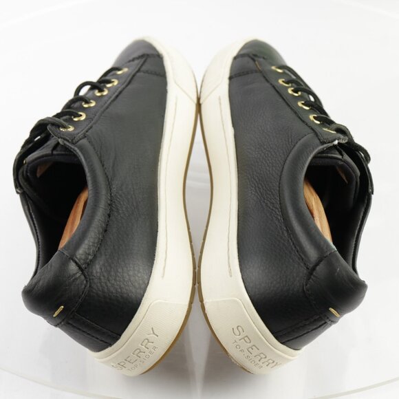 Sperry Womens Anchor Plushwave Sneaker Size 11 Black Leather Lace Up Shoes Low - Picture 7 of 14